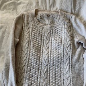 J. Crew Popcorn Cable Knit Sweater